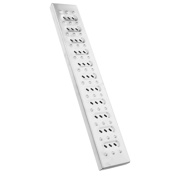 WRISTBIQUE Outdoor Stainless Steel Drain Cover 1Set Silver Rectangular Rainwater Drainage Slip Resistance