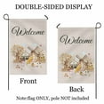 thumbnail image 2 of Spring Summer fall and winter Garden Flag 12x18 Inch,Flower Floral Bee Welcome Small Yard Flag Vertical Seasonal Farmhouse Yard Outdoor Outside Decoration, 2 of 5