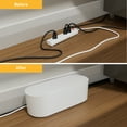 thumbnail image 5 of D-Line Cable Management Box, Hide Power Strips & Cords - Small, White, 5 of 6