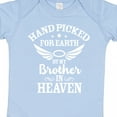 thumbnail image 4 of Inktastic Handpicked for Earth by My Brother in Heaven Angel Wings Boys or Girls Baby Bodysuit, 4 of 5