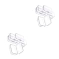 thumbnail image 1 of Cateissary Caja de almacenamiento de 6 uds., contenedor rectangular de plástico transparente, herramientas multifuncionales, organizador de 2piezas, 1 of 6