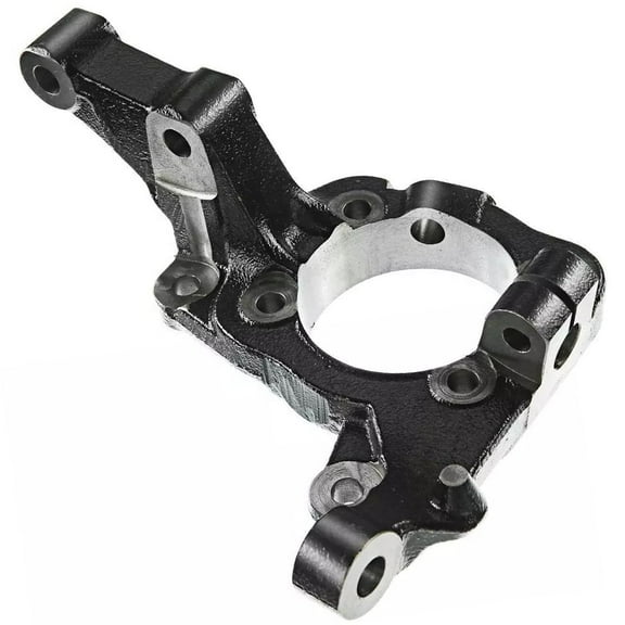 Detroit Axle - Front Left Steering Knuckle for Hyundai 2007-2012 Veracruz, Driver Side Steering Knuckle Assembly 2008 2009 2010 2011 Replacement