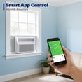 thumbnail image 3 of 12000 BTU Window Air Conditioner with Wifi, Ultra Quiet Smart Inverter Window AC Units Cools up to 550 sq. ft, Up to 35% Energy Savings, Window Unit with Remote Control, 4 Modes(Auto, Cool, Dry, Fan), 3 of 9