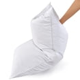 thumbnail image 1 of Almohadas de cama con tres gansos, plumas de ganso blancas, poliéster, x2, 1 of 8
