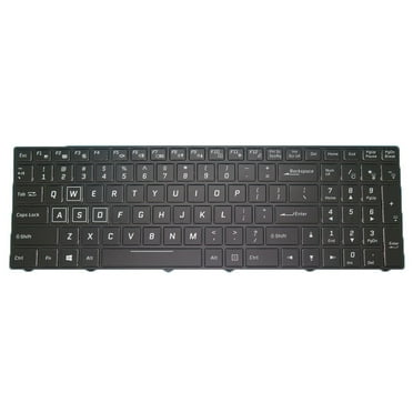 Laptop Colourful Backlit Keyboard For CLEVO N850 CVM15F23USJ430D 6-80-N8500-011-1 English US With Black Frame New