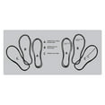 thumbnail image 1 of Squat Training Mat with Foot Placement Guide for Leg & Ab Workouts, TPE Exercise Mat, Lightweight Portable Fitness Gear for Men & Women, Form Correction, 1 of 8