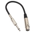 thumbnail image 1 of Premium 3 Pin XLR Female to 6.35mm (1/4 Inch) TRS Stereo Jack /F Balanced, 1 of 6