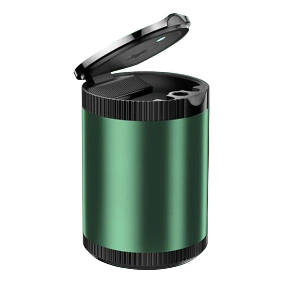 JOGZMZ Car Car Ashtray Creativeness Covered Car with Cover LED Light Car Portable Withered