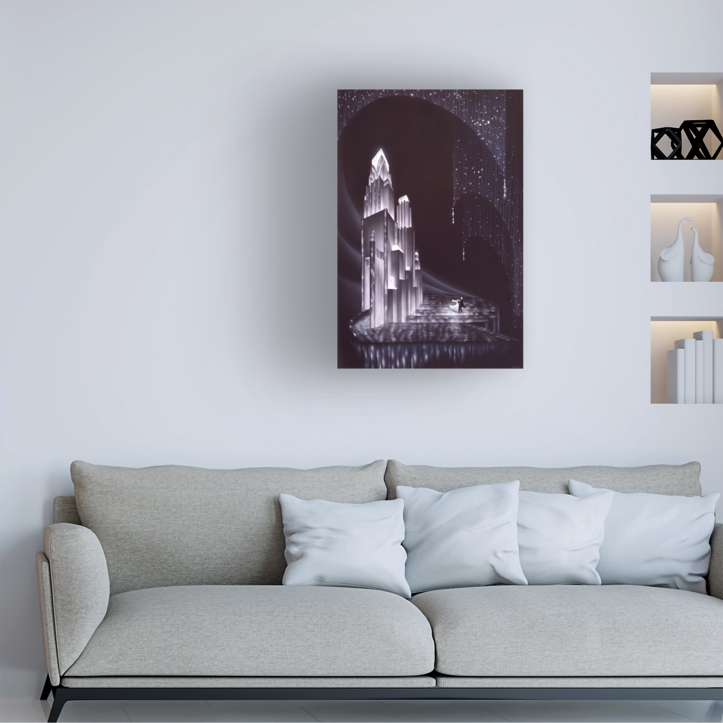 Robert Hoppe 'Midnight' Canvas Art