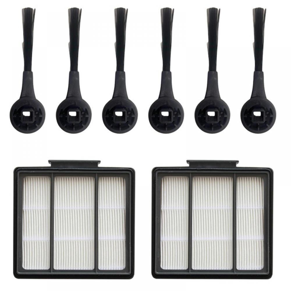Replacement Parts Kit for Shark Rv1000 Vacuum (2 Hepa Filters 6 Side Brushes)