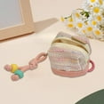 thumbnail image 4 of Wireless Bluetooth Earphone Case, Portable Storage, Soft Cloth Shell, Compact Design + Durable Protection, Cute Style, for Travel, Key Function for Safe Keeping, Earphone Accessory Organizer, 4 of 9