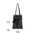 thumbnail image 5 of YIEMEEN All-matching Handbag for Women Pleated-Wave Shoulder Bag Large Capacity Tote Bag, 5 of 20