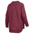 thumbnail image 3 of Women's Pressbox Garnet Florida State Seminoles Quilted Long Sleeve Pullover Sweatshirt, 3 of 3