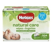 Huggies Natural Care Baby Wipes, 9 Pack, 504 Sheets
