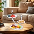 thumbnail image 4 of Yooshoverk 3 Tier Dessert Stand & Fruit Display - Acrylic for Cakes, Cupcakes - Party, Wedding Serving Tray - Table Centerpiece, 4 of 6
