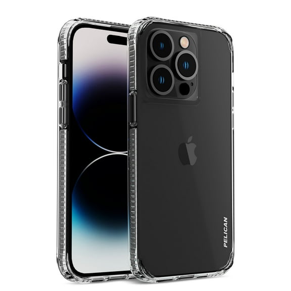 Pelican Ranger Series Apple iPhone 14 Pro Case [Wireless Charging Compatible] - 15Ft. Drop Protection - Clear