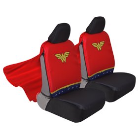 Wonder Woman Car Seat Covers Red White Blue W Stars Modern