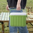 thumbnail image 4 of Yiaieng 6L Hard Insulated Cooler, Portable Hard Shell Cooler Lunch Box, Ice Chest Box with Heavy Duty Handle for Drink, Beverage, Fishing, Camping, Boating (Light Green), 4 of 9