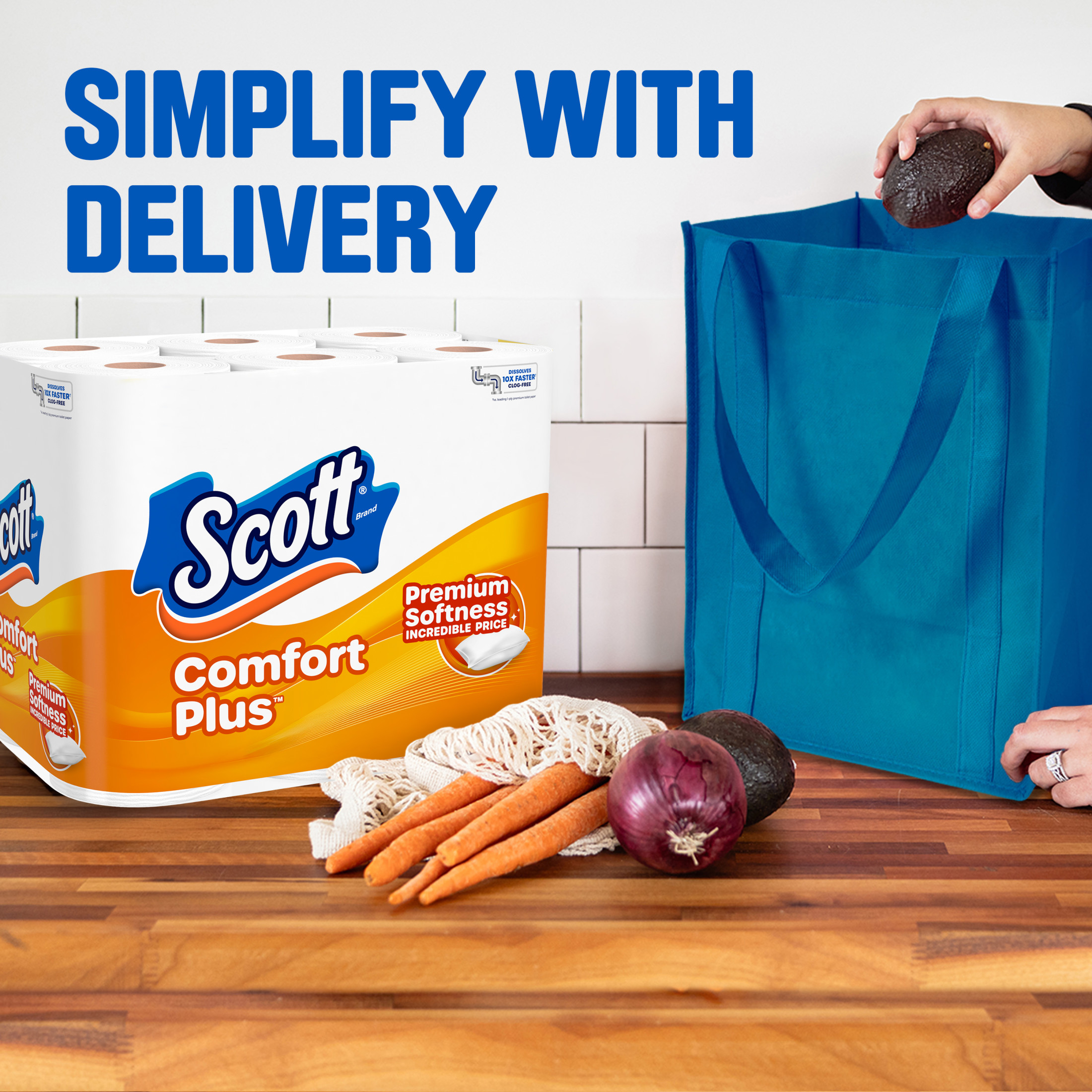 Scott ComfortPlus Toilet Paper, 48 Mega Rolls photo 8