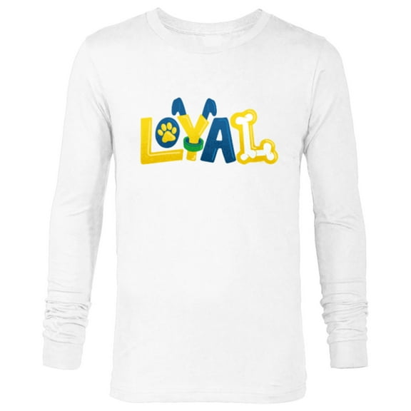 Disney Mickey and Friends Pluto Loyal - Long Sleeve T-Shirt for Men - Customized-White