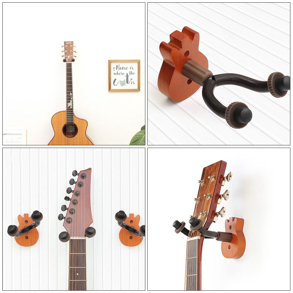 OUNONA 3pcs Guitar Hook Wall Hanger Durable Ukulele Display Rack Wall Violin Storage Stand