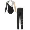 thumbnail image 2 of iixpin Gymnastics Leotards for Girls Dance Unitards and Leggings Biketards 2 Piece Dance Outfits Full Body Jumpsuit Silver 16, 2 of 5