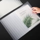 thumbnail image 3 of Carpeta transparente para documentos FloreceBien, paquete de 30, con bolsillo para proyectos, de plástico transparente tipo L, tamaño A4/carta, en color transparente, 3 of 5