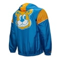 thumbnail image 4 of Men's Mitchell & Ness Blue UCLA Bruins Anorak Vintage Logo Half-Zip Hoodie Jacket, 4 of 5