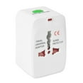 thumbnail image 1 of tredstone International Power Converter Wall Charger Convenient Travel Built-in Safety Shutters without USB Indicator Light Adapter Socket, 1 of 8