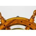 thumbnail image 6 of Nagina International Nautical Premium Clock Wheel | Maritime Home Decor (16 Inches), 6 of 6