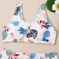 thumbnail image 4 of Xinhuaya Big Girls 2Pcs Swimwear Kids Bikini Beach Sets Child Summer Swimsuits Bathing Suit 8-12 Years, 4 of 7