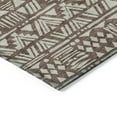 thumbnail image 5 of 3' X 5' Brown And Beige Southwestern Washable Indoor Outdoor Area Rug, 5 of 5