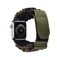 thumbnail image 2 of WorryFree Gadgets Nylon Band Compatible with Apple Watch Ultra Series 9 8 7 6 5 4 3 2 1 SE Rugged Survival Paracord Nylon Strap Braided Sport Loop for iWatch Bands Men (Army Green/Black-(42/44/45MM)), 2 of 5