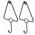 thumbnail image 4 of Colgador de pared, 2 uds. Ganchos para colgar en la pared, ganchos para ropa, ganchos para colgar meticulosamente diseñados, 4 of 8