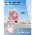 thumbnail image 4 of Desk Fan Battery Operated, Portable USB Rechargeable Fan, 2000mAh 180° Tilt Folding Personal Fan With Power Display, 100 Speeds Ultra Quiet Table Fan for Desktop, Home, Travel, 4 of 7