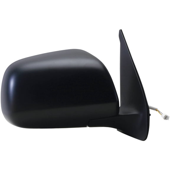 70117T - Fit System Passenger Side Mirror for 05-11 Toyota Tacoma Crew Cab, textured black, foldaway, Power