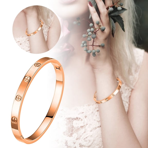 Stylish Titanium Steel Bracelet for Women - Elegant Minimalist Jewelry for Everyday Wear - Fashion Accessory for Women