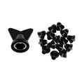 thumbnail image 3 of Colaxi 12x Football Shoe Studs Athletics Shoes Accessories Solid Ground M5 Portable Replacement Spikes Football Shoe Cleats for Competition Black, 3 of 10