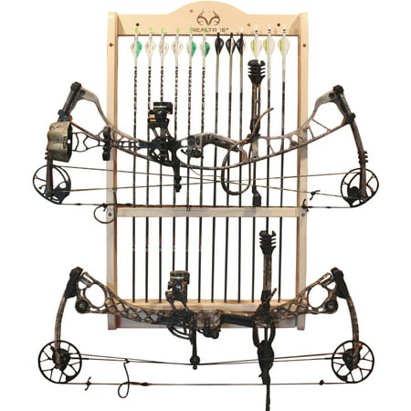 Rush Creek Creations REALTREE 2 Compound Bow 12 Arrow Wall Storage