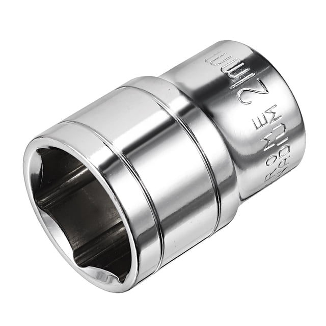 Unique Bargains Cr-V ,1/2-inch Drive 21mm 6-Point Shallow Socket