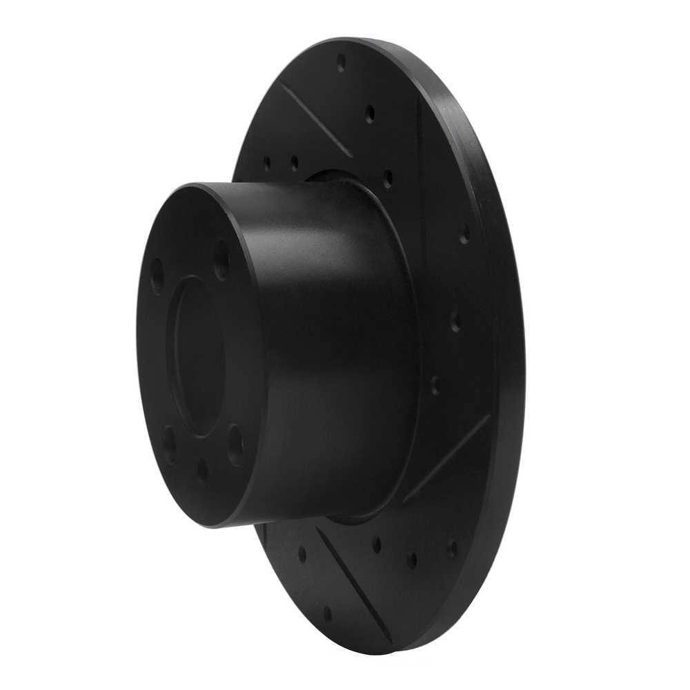Dynamic Friction Company 633-31006R DFC Brake Rotor - Drilled And Slotted - Black
