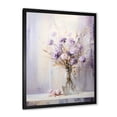 thumbnail image 2 of Designart "Bouquet Beauty in Purple Flowers" Landscapes Framed Wall Art - Traditional Purple Meadow Living Room Framed Canvas Art, 2 of 6