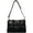 Black, variant on CoCopeaunts Women Quilted Tote Bag Fluffy Cotton Padded Handbags PU Leather Down Shoulder Bag Zip Fashion Purse