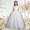 White, variant on BRGZLK Kids Girl Maxi Dress Summer Solid Color Sleeveless Round Neck Tulle Dresses Trendy Breathable Cute Wedding Birthday Party Princess Dresses Beige 9-10 Years