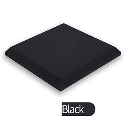 Pgeraug Wall sticker Acoustic Foam Panel Sound Stop Absorption Sponge Studio KTV Soundproof Wall stickers Black