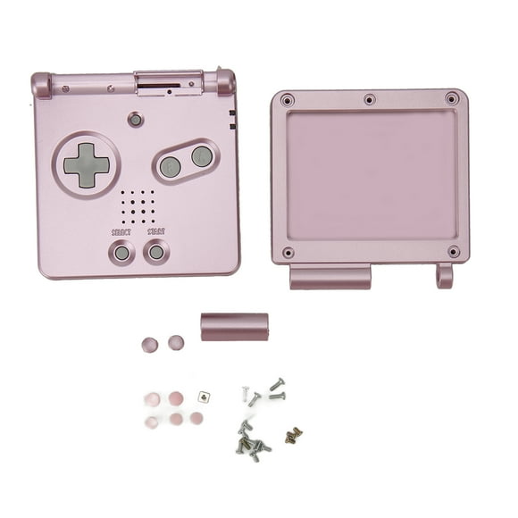 ZOUSSIQI Game Console Shell for GBA SP Replacement Full Parts Housing Shell Case with Buttons for Gameboy Advance SP Purple EL225#10412