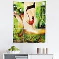 thumbnail image 1 of Wine Tapestry, Wine Tasting and Grapevine Collage Green Fresh Field Pouring Drink Delicious, Fabric Wall Hanging Decor for Bedroom Living Room Dorm, 5 Sizes, Green Ruby Caramel, by Ambesonne, 1 of 1