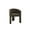 Green - Sherpa, variant on Guyou Modern Boucle Dining Chairs, Barrel Velvet Side Chair with Curved Backrest and Arms, Comfy Dressing Vanity Chairs, Upholstered Kitchen Chairs for Living Room Bedroom Dining Room, Khaki