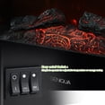 thumbnail image 4 of Geniqua 26" Wall Mount 1400W Electric Fireplace Heater Adjust Log LED Flame Home, 4 of 8