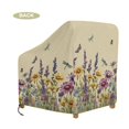 thumbnail image 7 of Renewold Waterproof Patio Chair Covers UV Resistant All Weather Protection Lawn Chair Covers Perfect for Patio, Deck, and Porch, 32"W x 35"D x 36"H, Butterfly Dragonfly Daisy Floral, 7 of 7